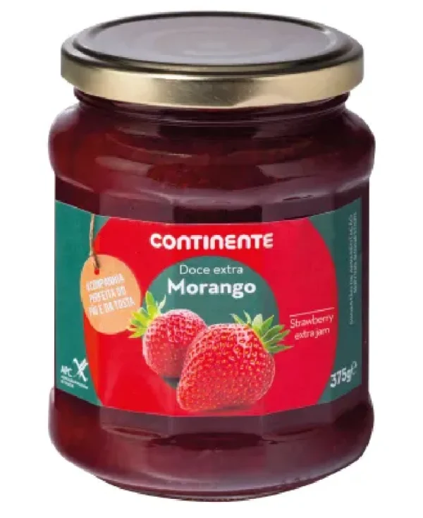 Doce Extra Morango Continente emb. 375 gr
