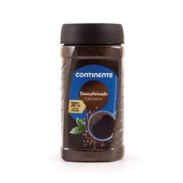 Café Solúvel Descafeinado Continente emb. 200 gr