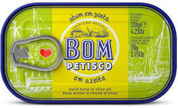 ATUM EM POSTA BOM PETISCO EM AZEITE 120G