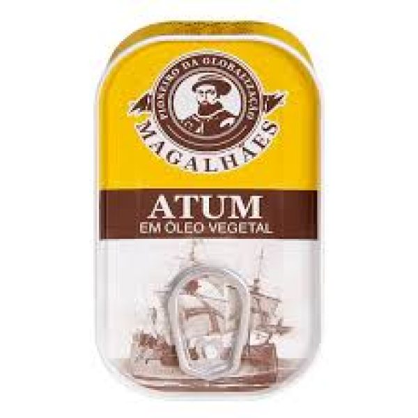 ATUM EM POSTA OLEO VEGETAL MAGALHAES 110G