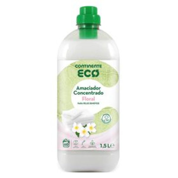 Amaciador Roupa Concentrado Floral Continente Eco 60 doses