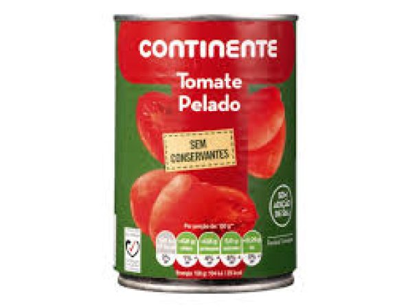 TOMATE PELADO CONTINENTE LT 390G