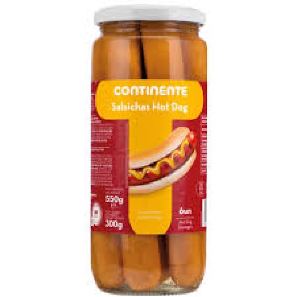 SALSICHA HOT DOG CONTINENTE 6UN 300G