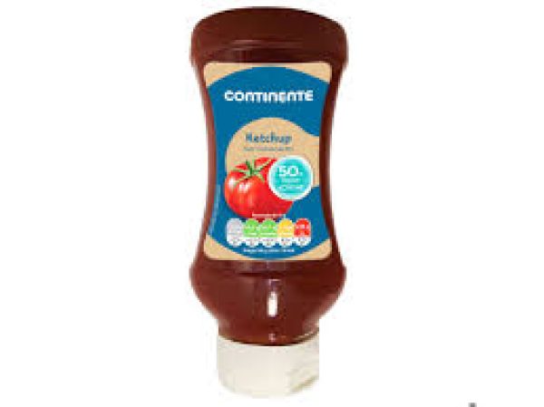 KETCHUP REDUCAO DE AÇÚCAR CONTINENTE 540G