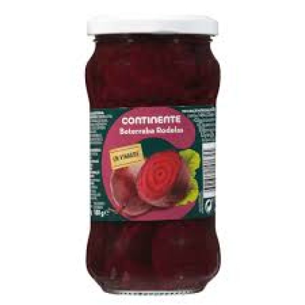 BETERRABA RODELAS CONTINENTE 180G