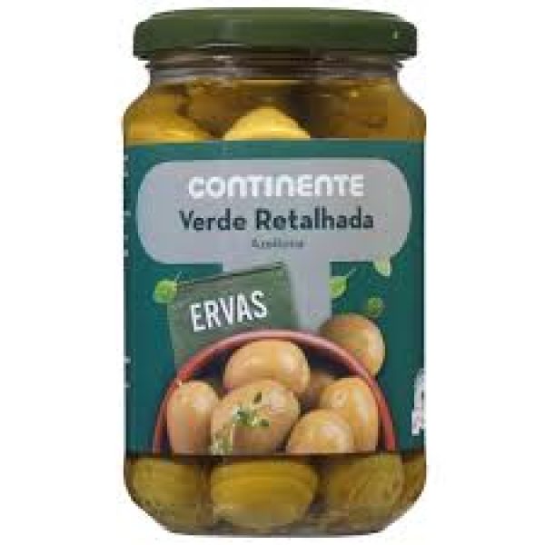 AZEITONA VERDE RETALHADA C ERVA CONTINENTE 210G