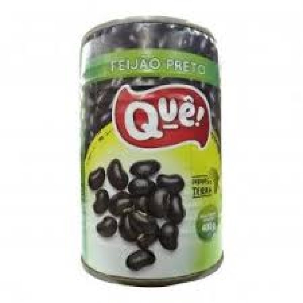 FEIJAO PRETO QUÊ LT 400G