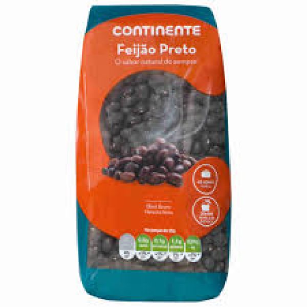 FEIJAO PRETO CONTINENTE PCT 500G