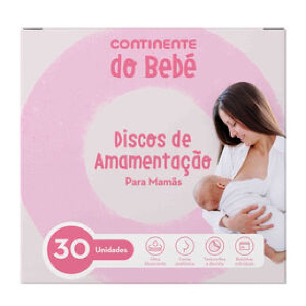 Discos de Amamentação Continente do Bebé emb. 30 un