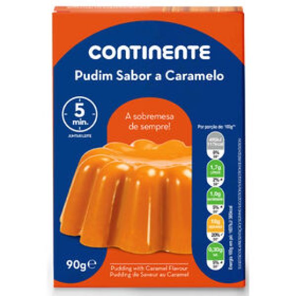 Pudim de Caramelo Continente emb. 90 gr