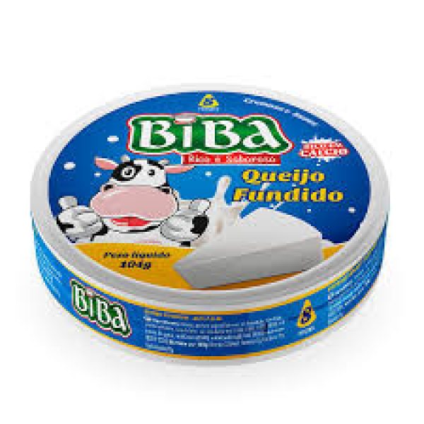 QUEIJO FUNDIDO BIBA 8P 104G