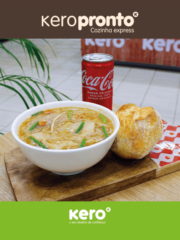 MENU SOPA COM CARNE DE PORCO
