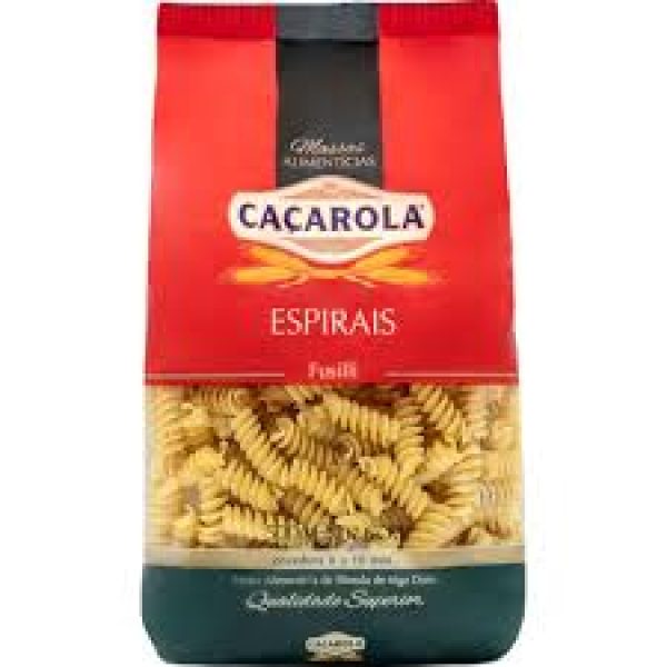 MASSA ESPIRAIS CACAROLA 500G