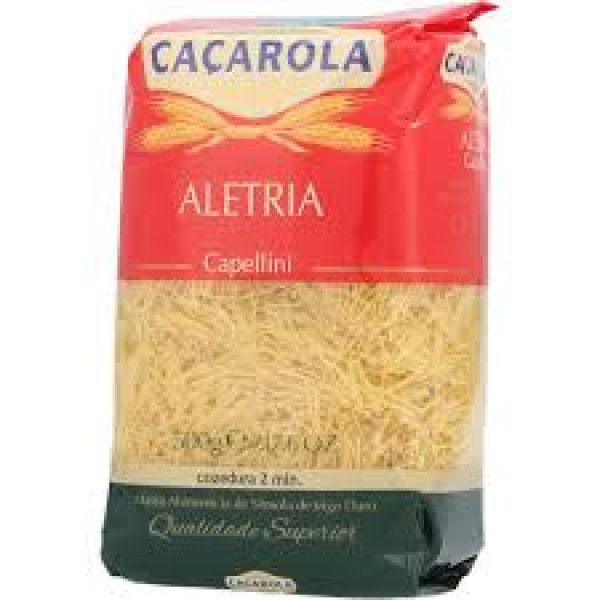 MASSA ALETRIA CACAROLA 500G
