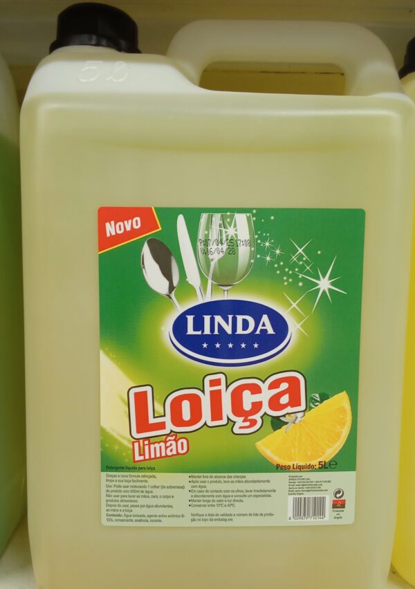 DETERGENTE DE LOIÇA MANUAL LINDA LIMÃO 5L