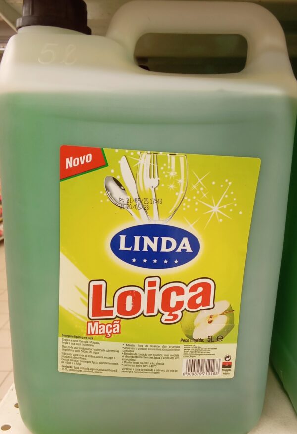 DETERGENTE DE LOIÇA MANUAL LINDA MAÇÃ 5L